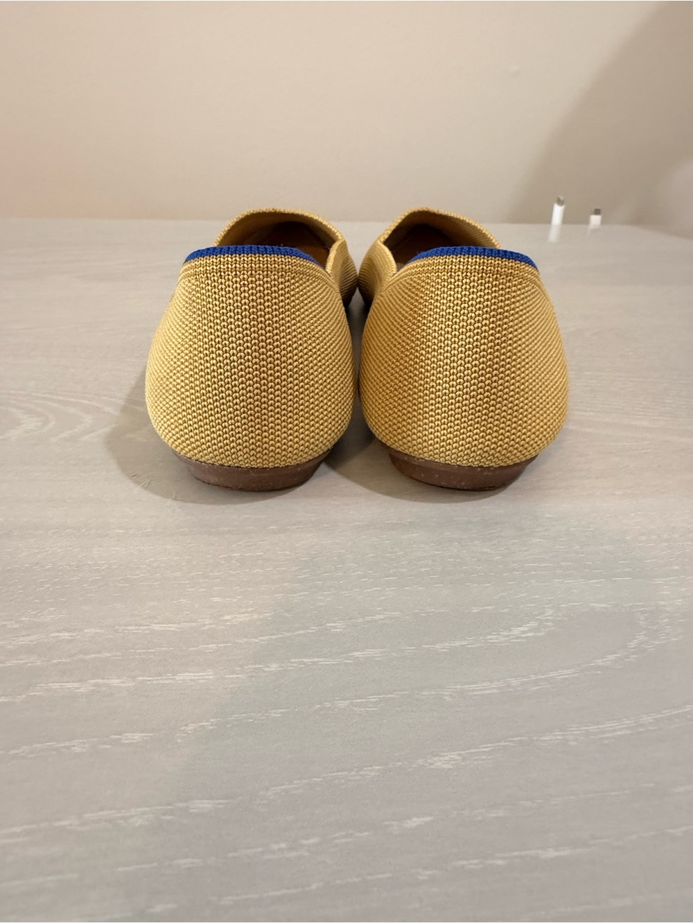 Rothy's Mustard Mustard Yellow Pointed Knit Flats - Picture 3 of 10